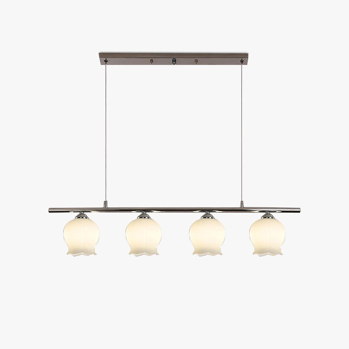 Evenara Modern Minimalist Floral Glass Pendant Lamp-Neutral Decor