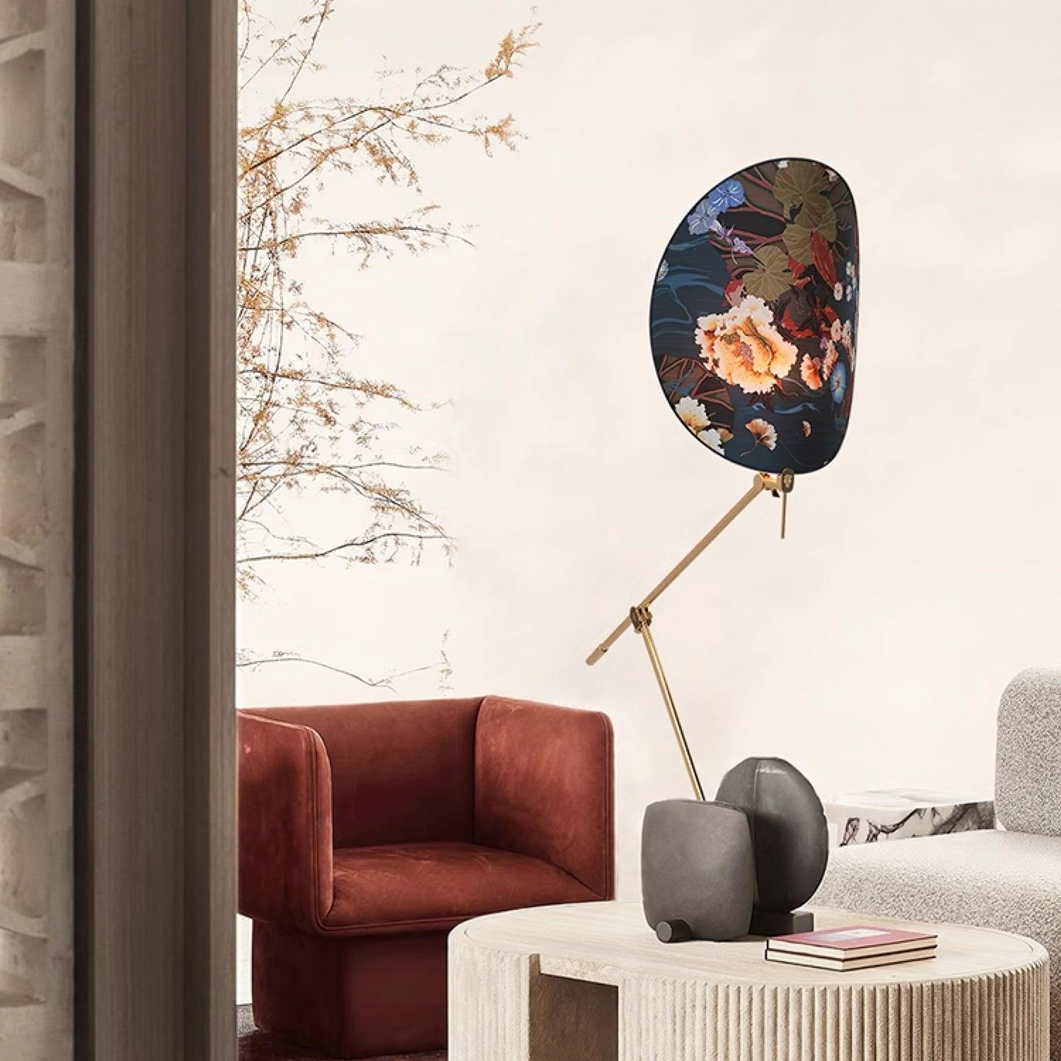 Unexin Brass Floor Lamp-Neutral Decor