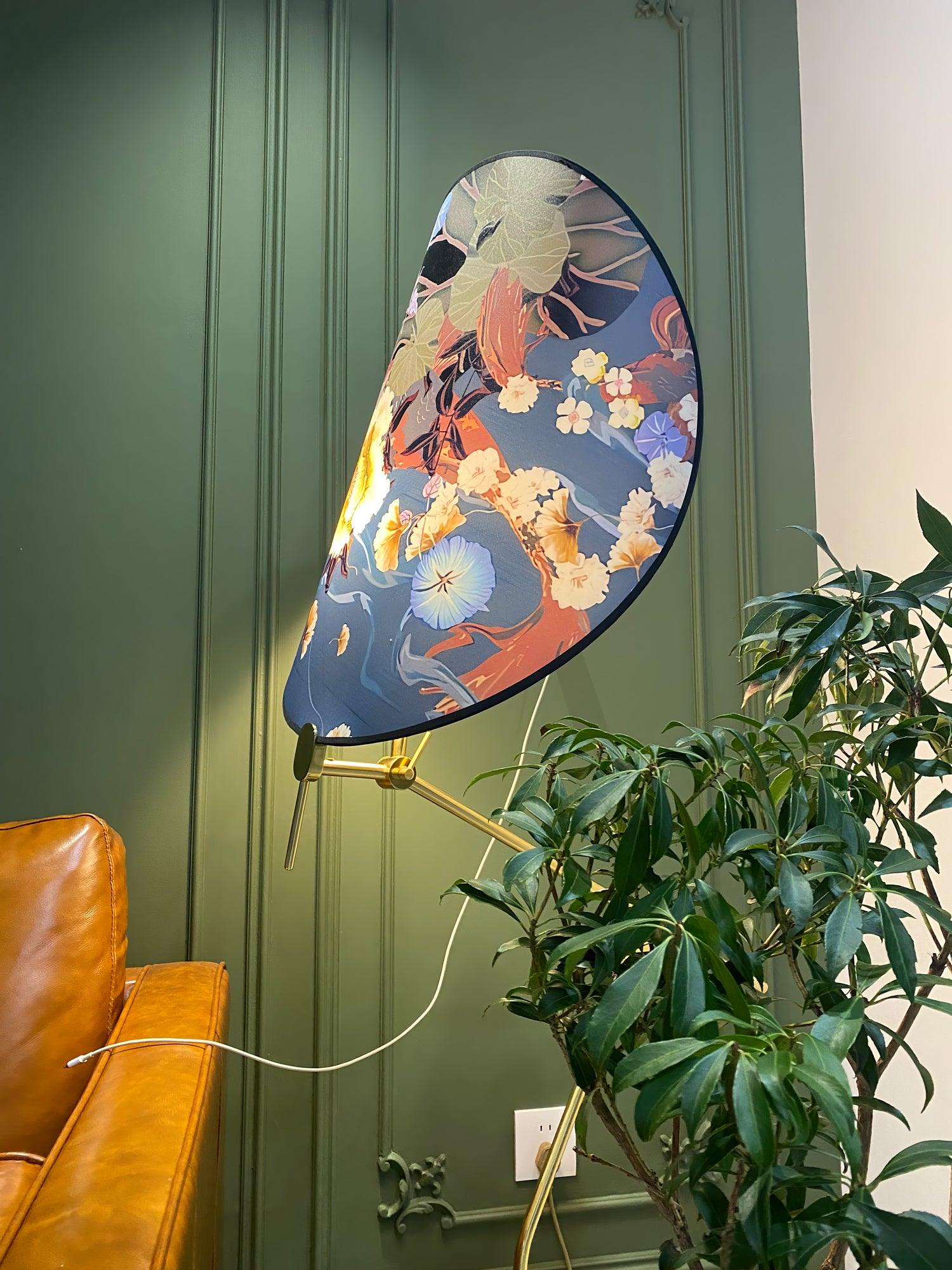 Unexin Brass Floor Lamp-Neutral Decor