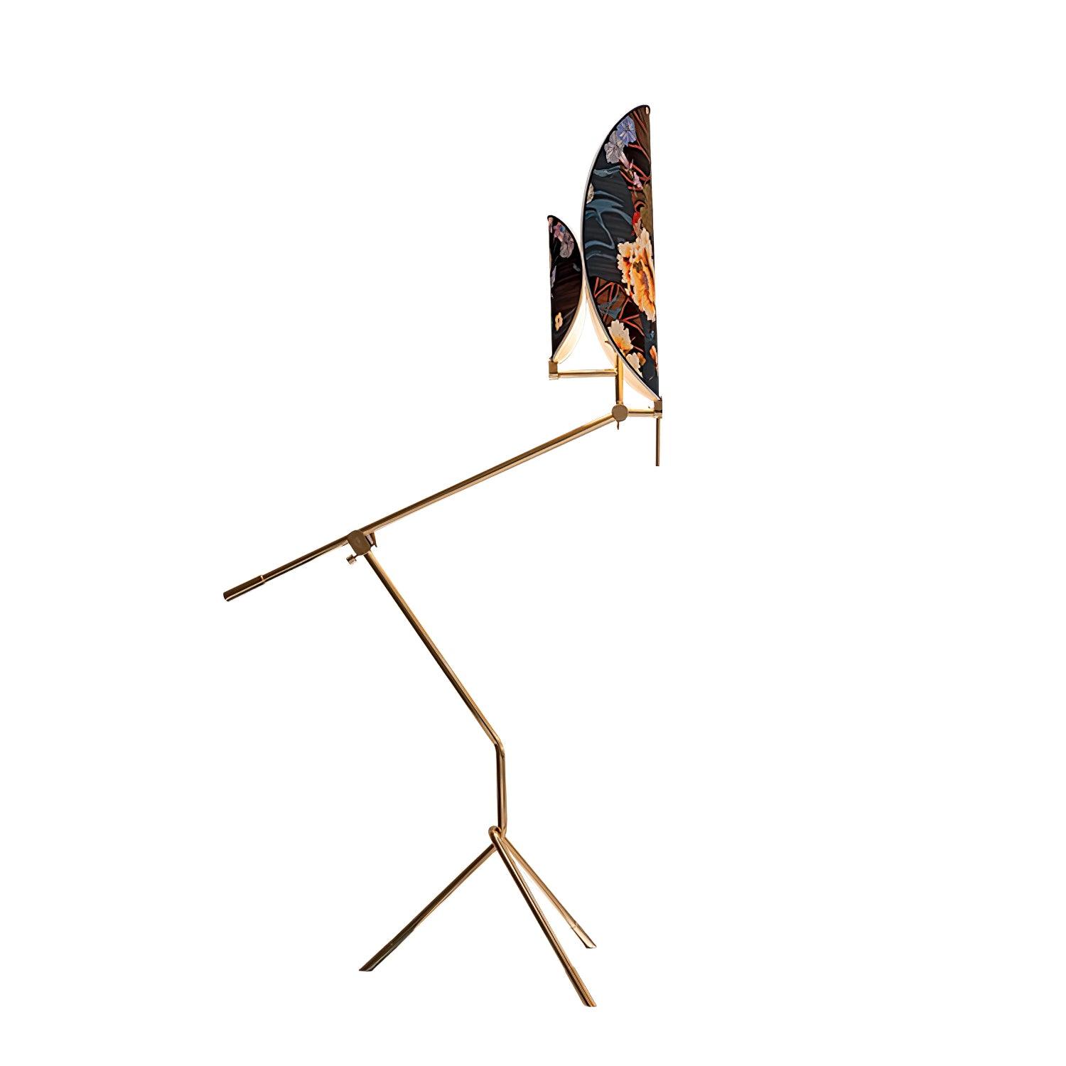 Unexin Brass Floor Lamp-Neutral Decor