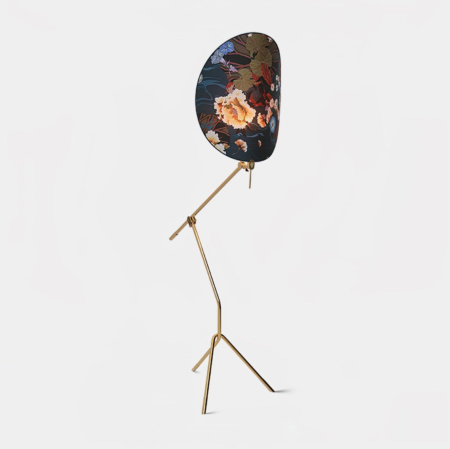 Unexin Brass Floor Lamp-Neutral Decor