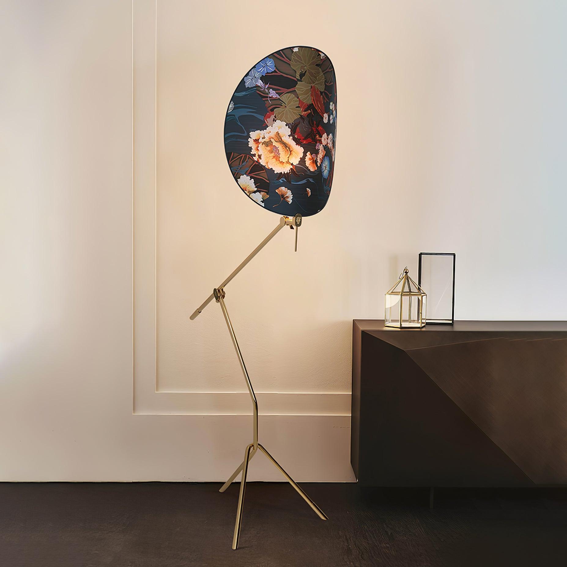 Unexin Brass Floor Lamp-Neutral Decor