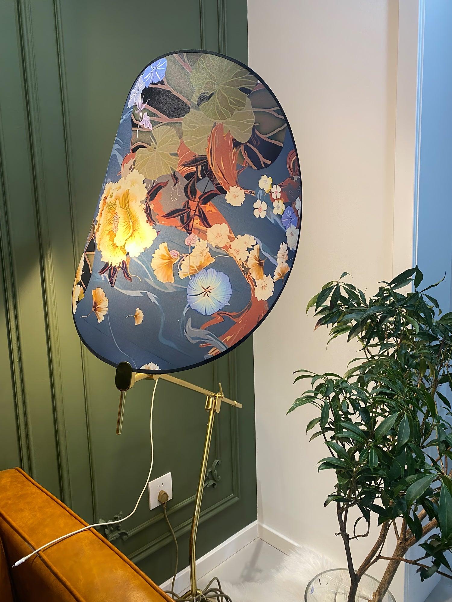 Unexin Brass Floor Lamp-Neutral Decor