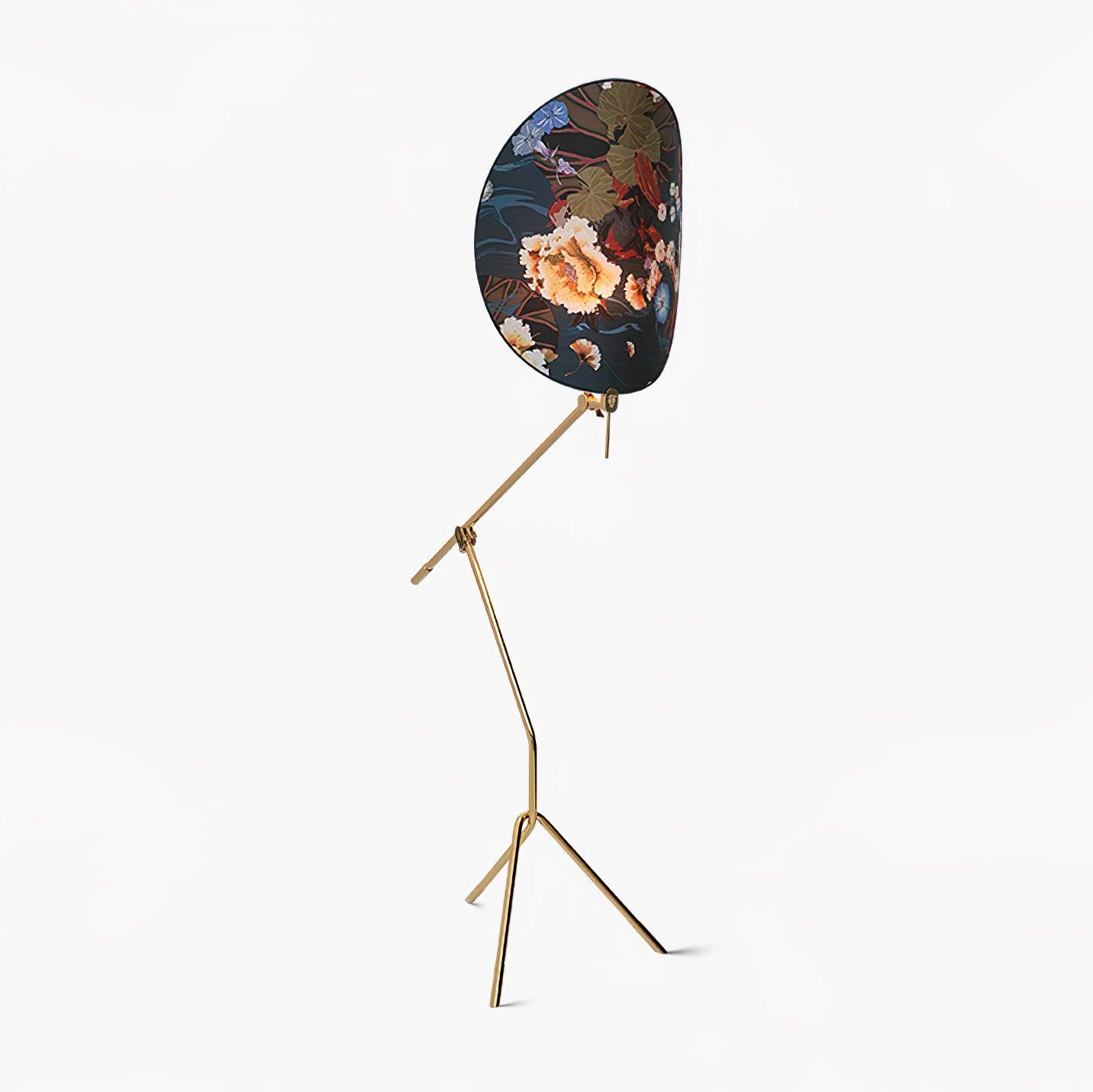 Unexin Brass Floor Lamp-Neutral Decor