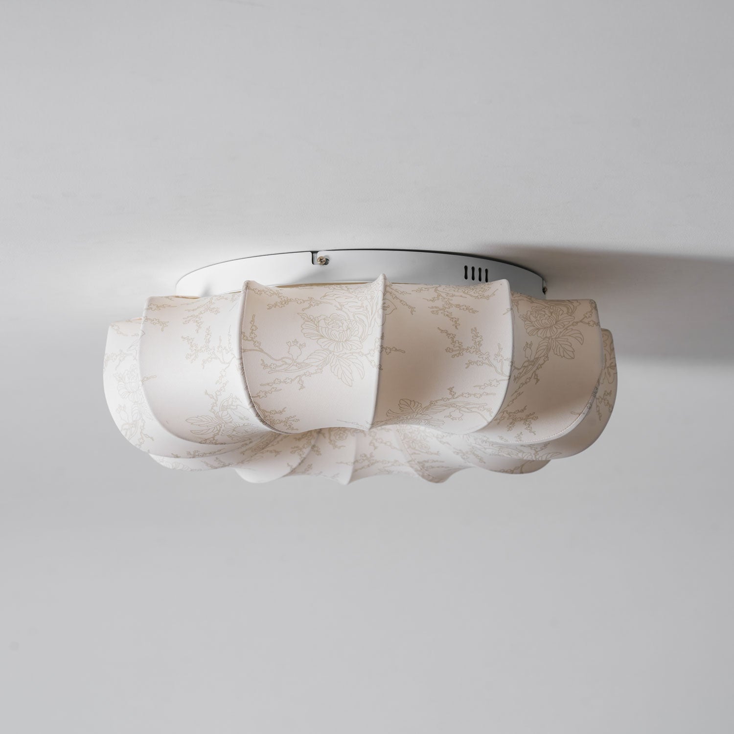 Vivaria Premium Nordic Art Wood Fabric Ceiling Light-Neutral Decor