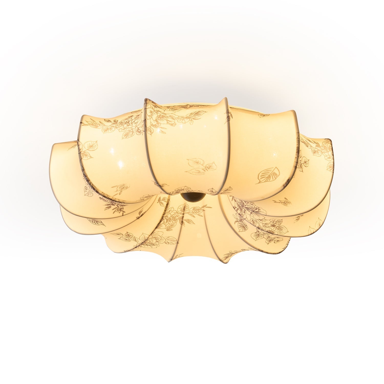 Vivaria Premium Nordic Art Wood Fabric Ceiling Light-Neutral Decor