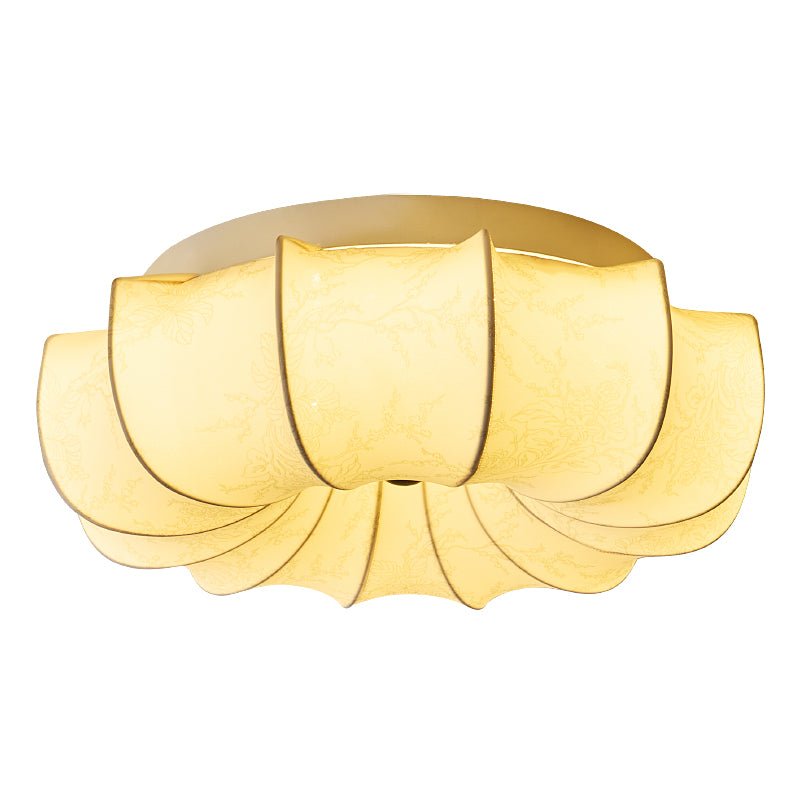 Vivaria Premium Nordic Art Wood Fabric Ceiling Light-Neutral Decor