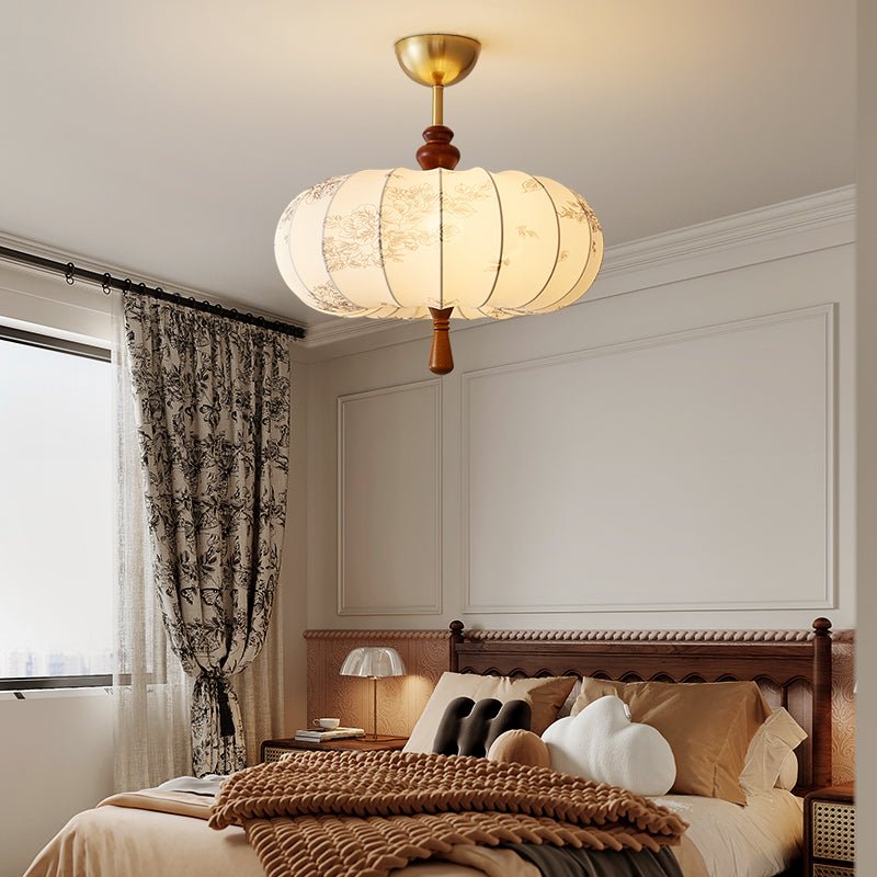 Floravelle Lantern Ceiling Lamp-Neutral Decor