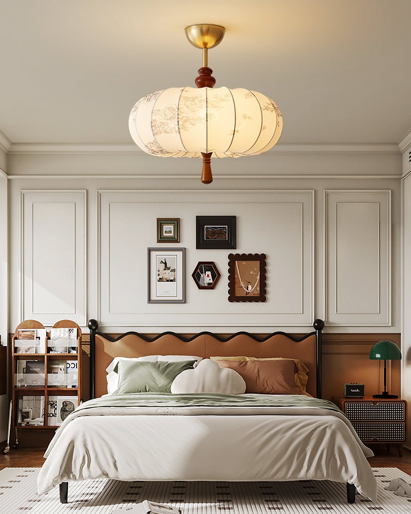 Floravelle Lantern Ceiling Lamp-Neutral Decor