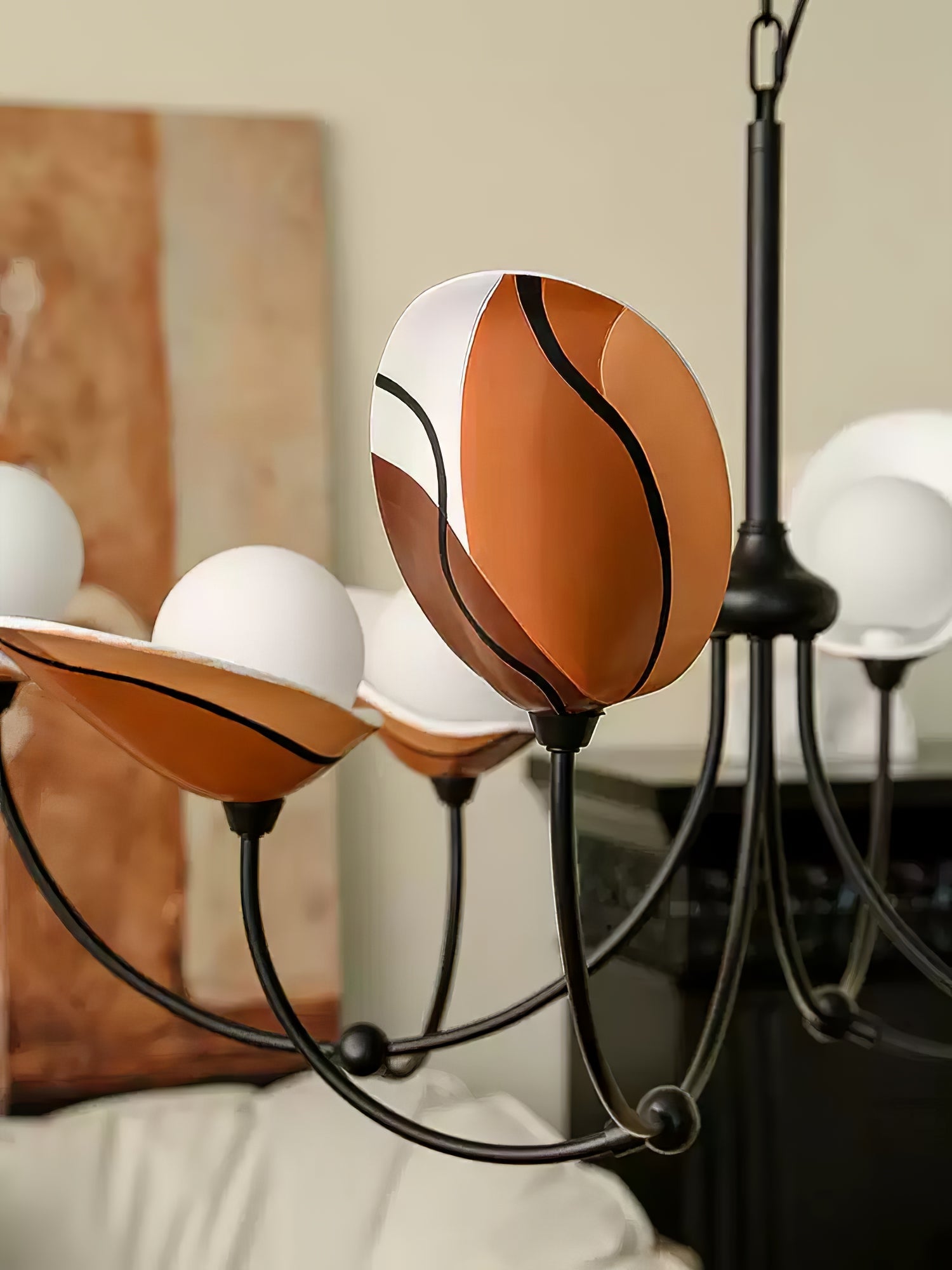 Gavin Vintage Chandelier-Neutral Decor