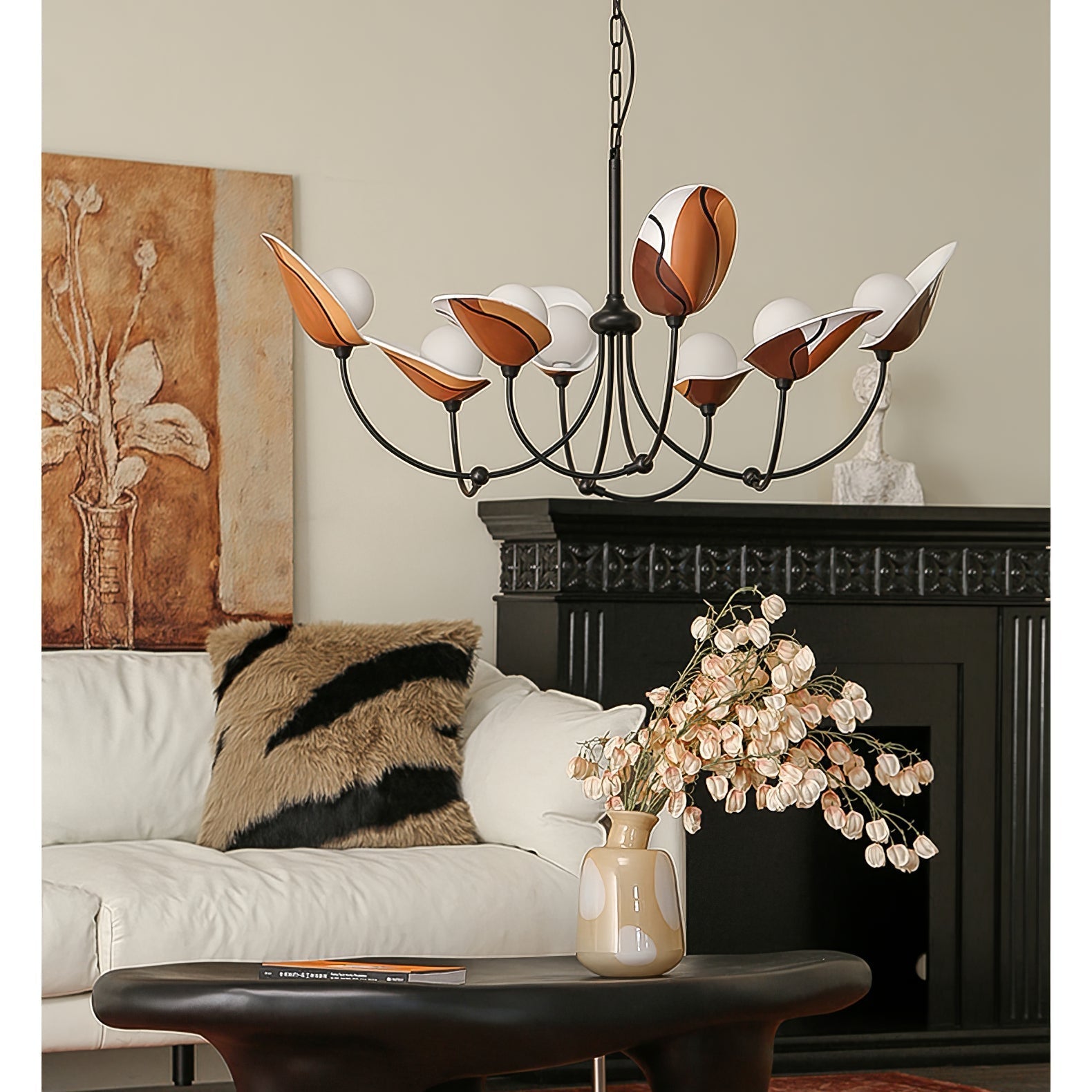 Gavin Vintage Chandelier-Neutral Decor