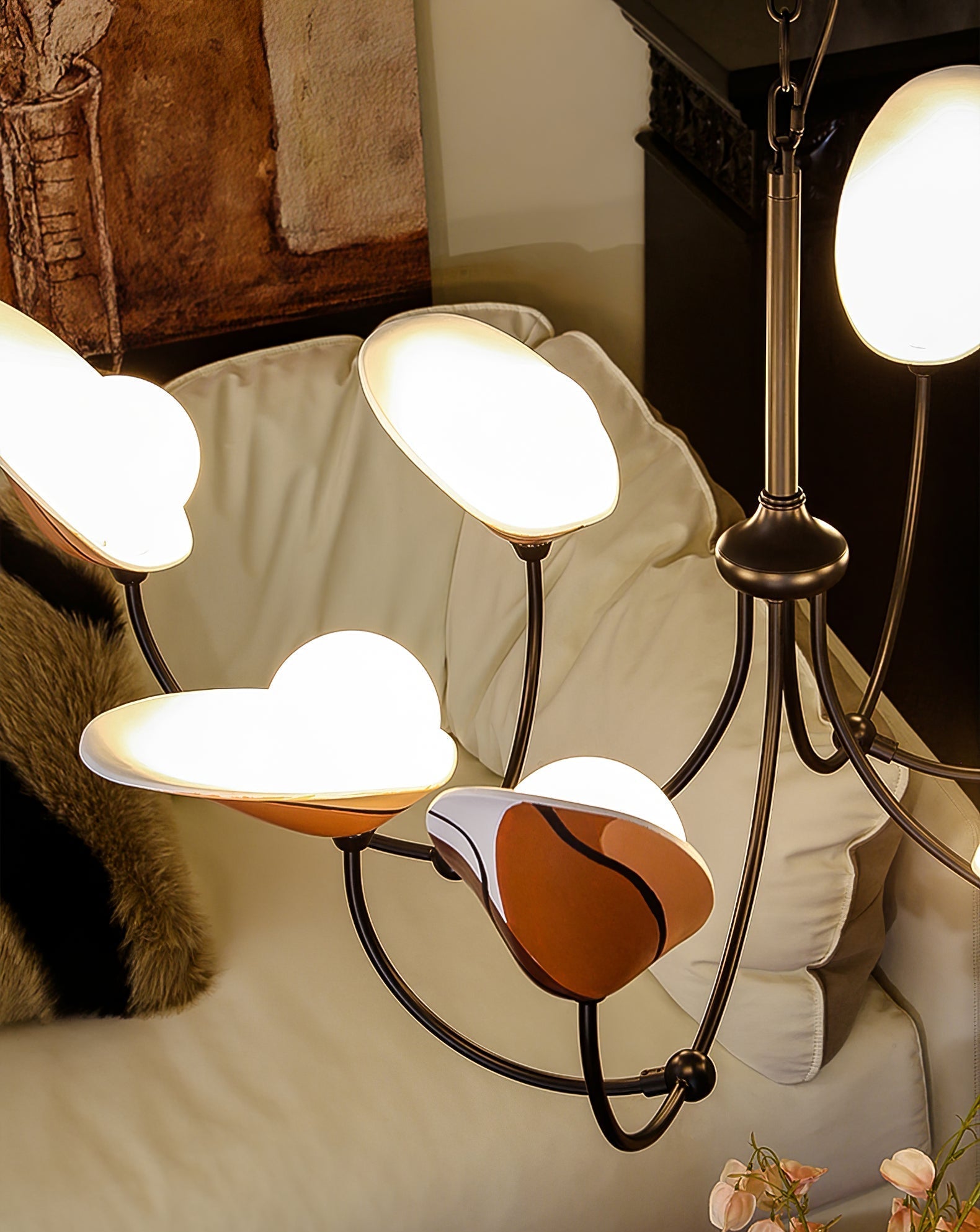 Gavin Vintage Chandelier-Neutral Decor