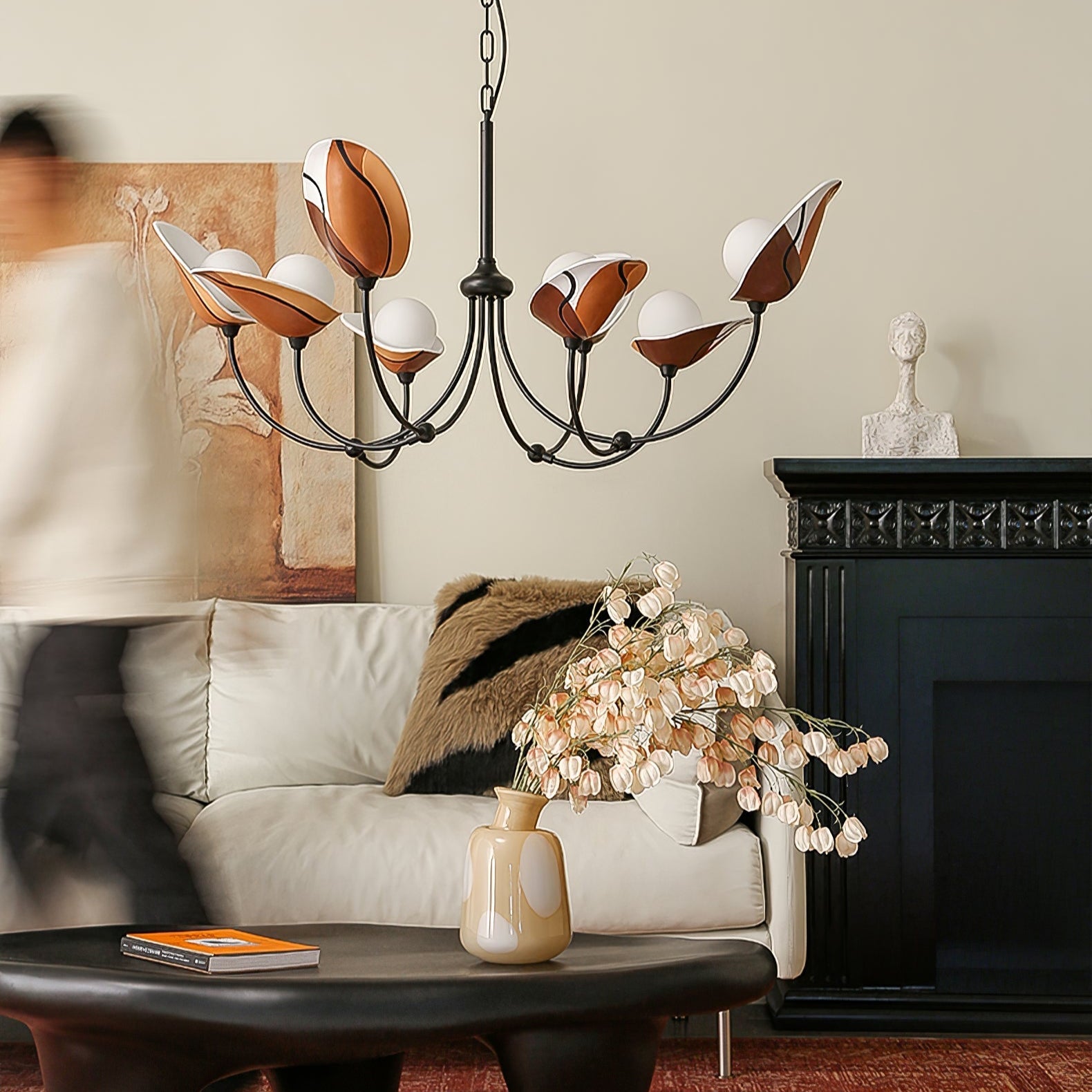 Gavin Vintage Chandelier-Neutral Decor