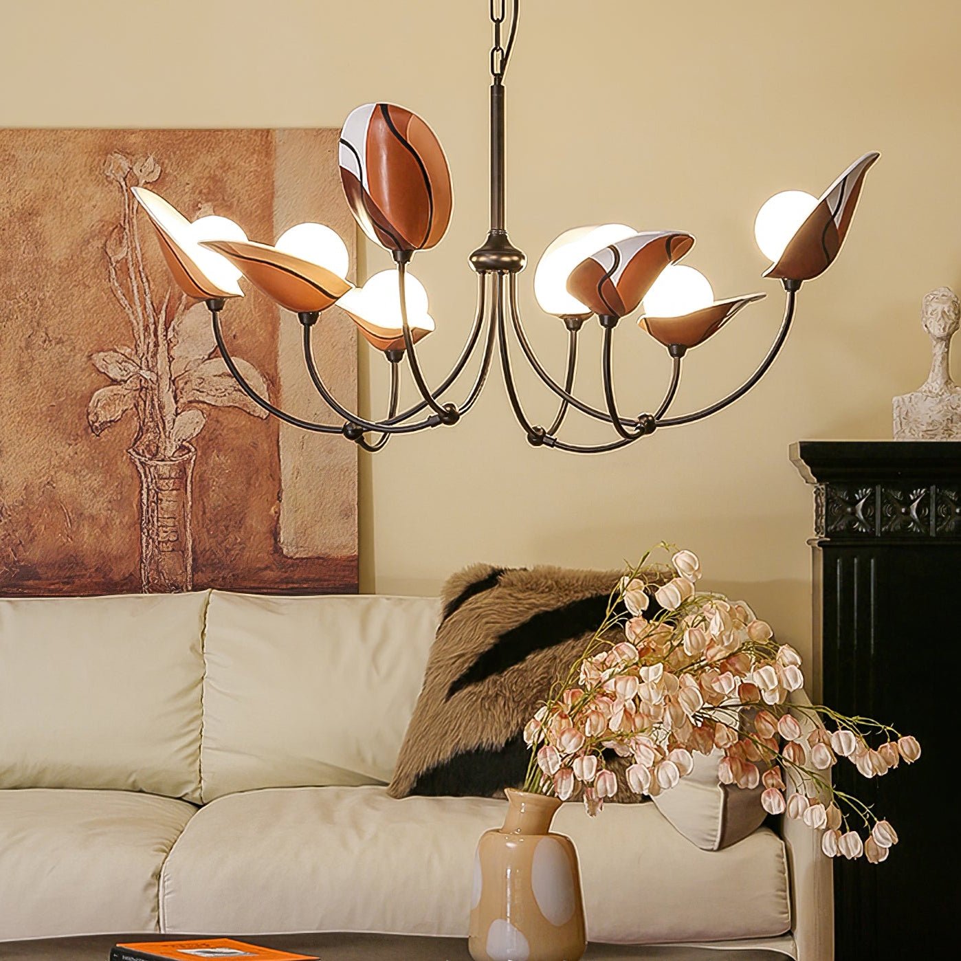 Gavin Vintage Chandelier-Neutral Decor