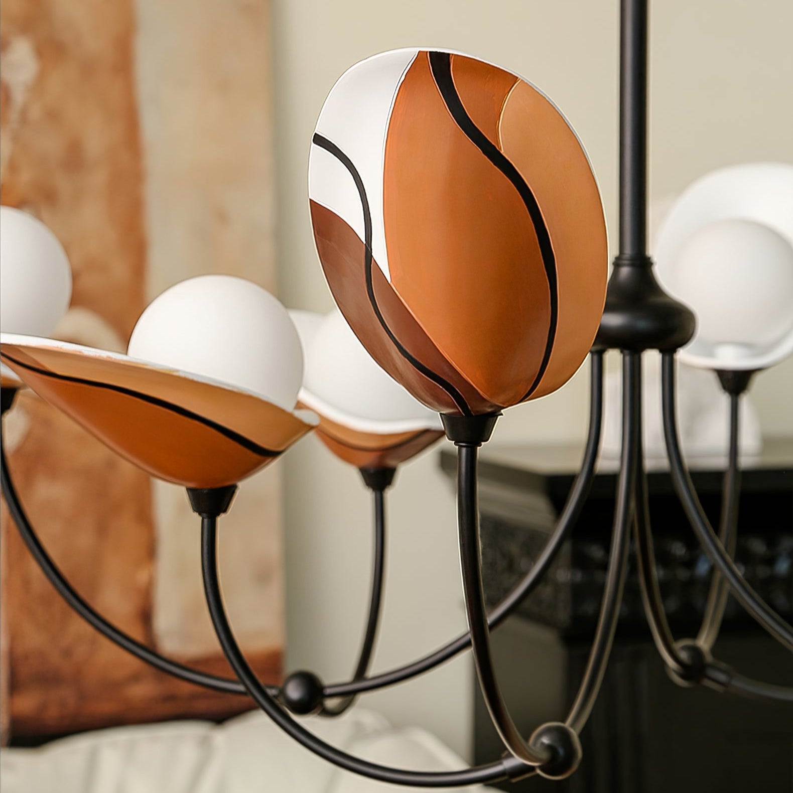 Gavin Vintage Chandelier-Neutral Decor
