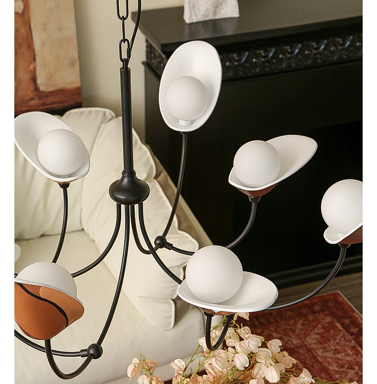 Gavin Vintage Chandelier-Neutral Decor