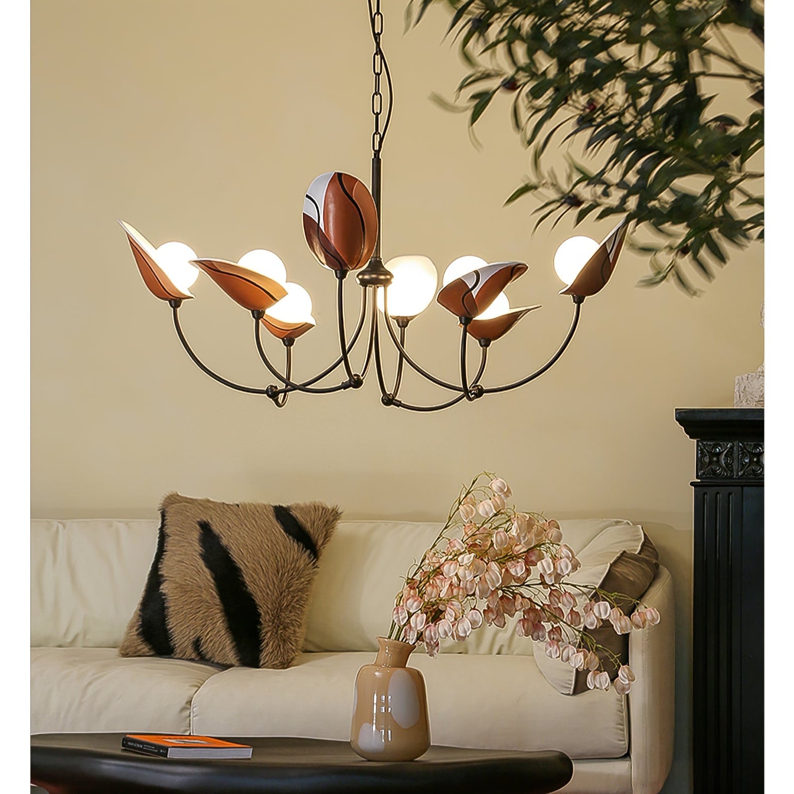 Gavin Vintage Chandelier-Neutral Decor