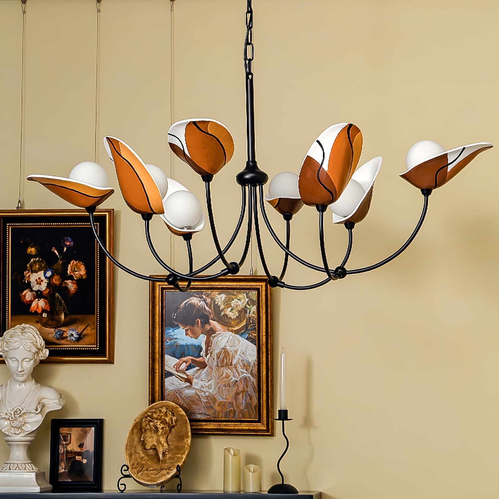 Gavin Vintage Chandelier-Neutral Decor