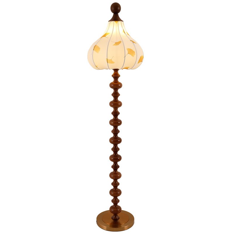 Gagell Wood Fabric Elegant Floor Lamp-Neutral Decor