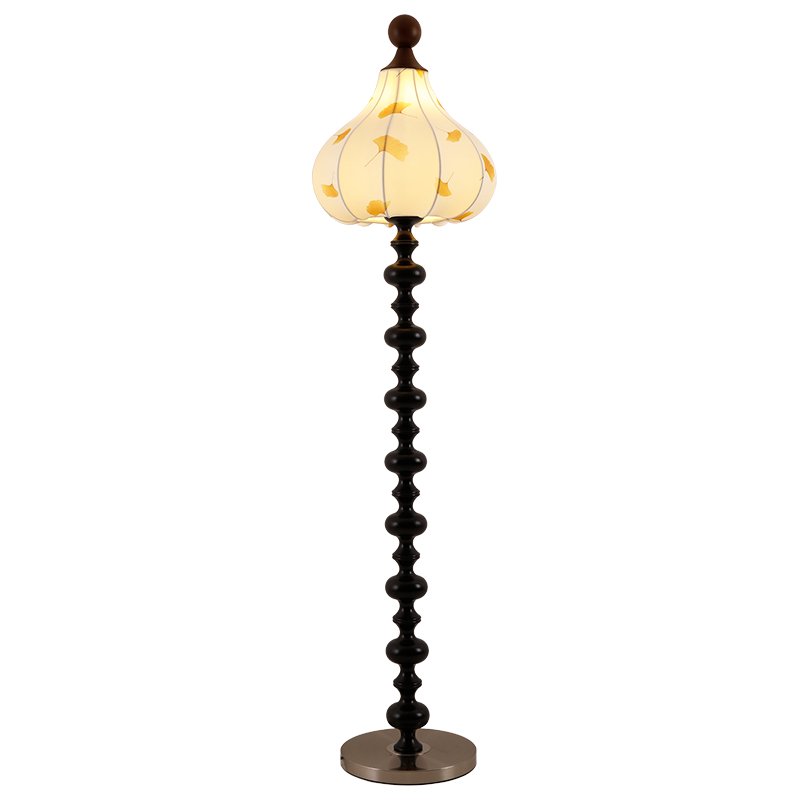 Gagell Wood Fabric Elegant Floor Lamp-Neutral Decor