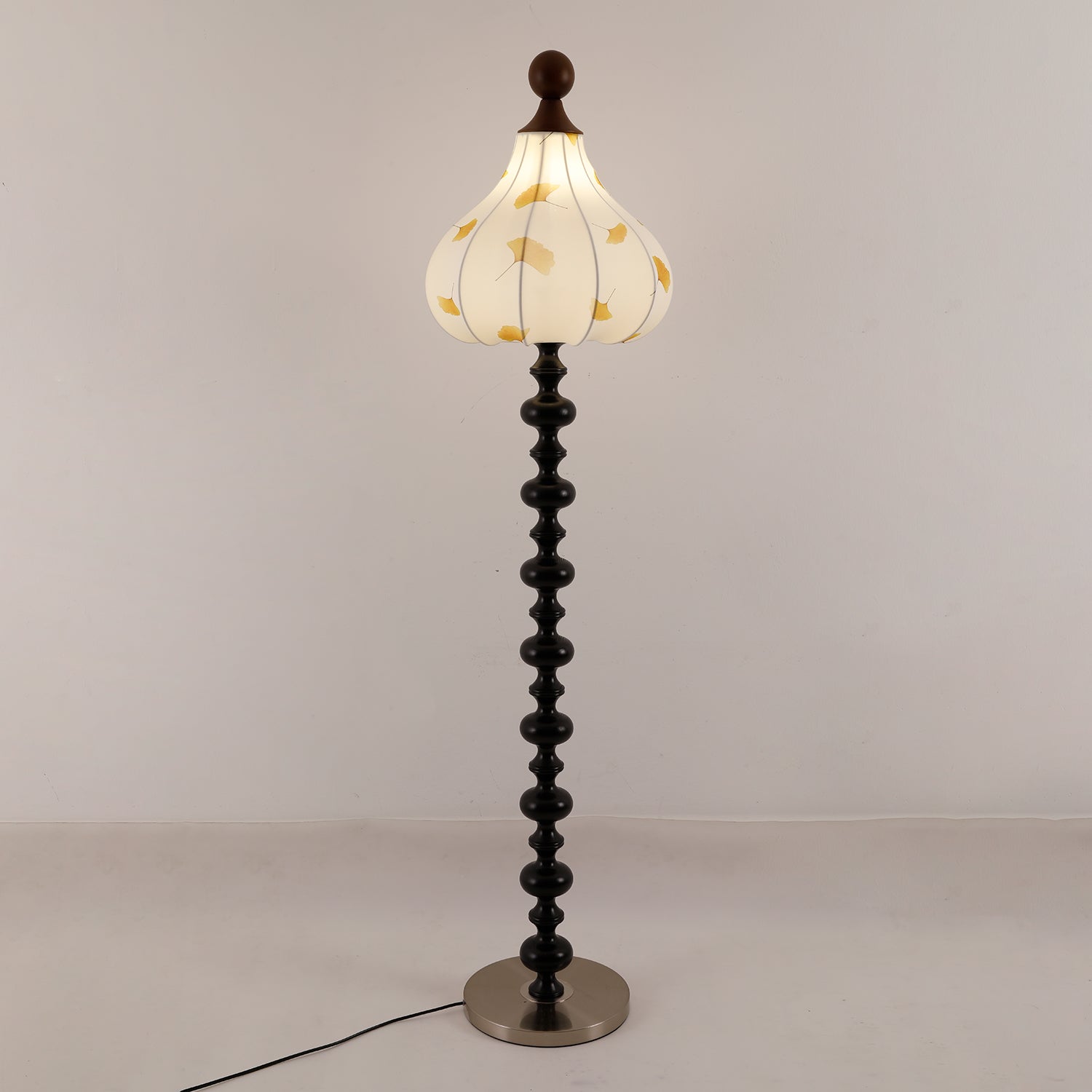 Gagell Wood Fabric Elegant Floor Lamp-Neutral Decor