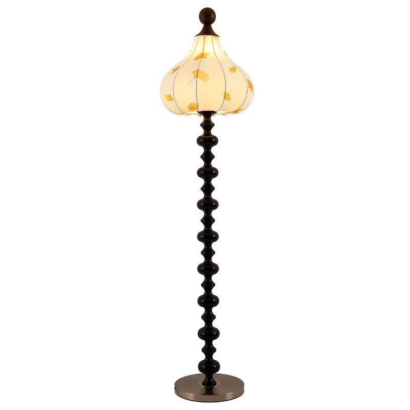 Gagell Wood Fabric Elegant Floor Lamp-Neutral Decor