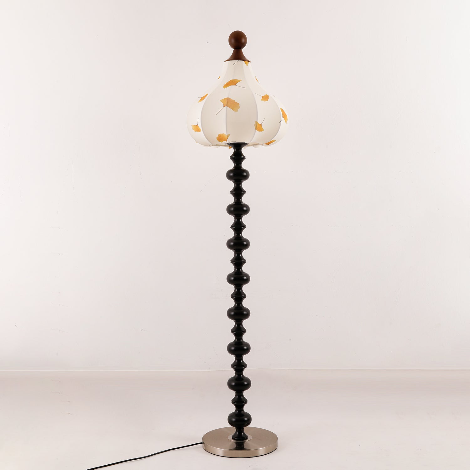 Gagell Wood Fabric Elegant Floor Lamp-Neutral Decor