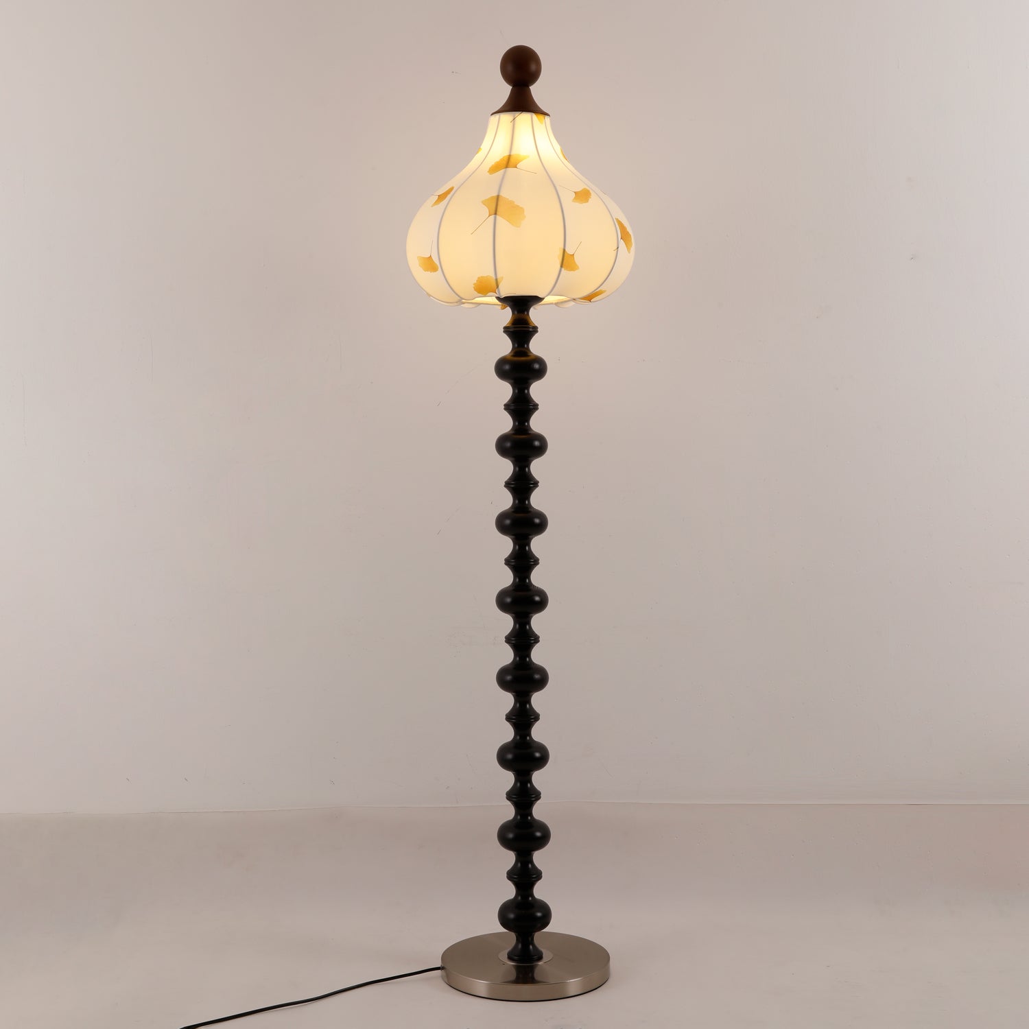 Gagell Wood Fabric Elegant Floor Lamp-Neutral Decor
