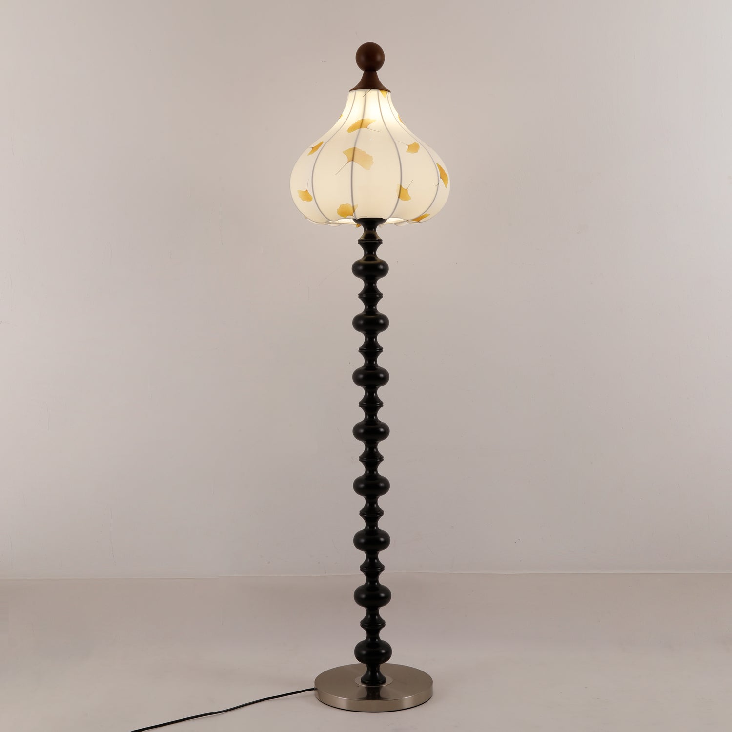 Gagell Wood Fabric Elegant Floor Lamp-Neutral Decor