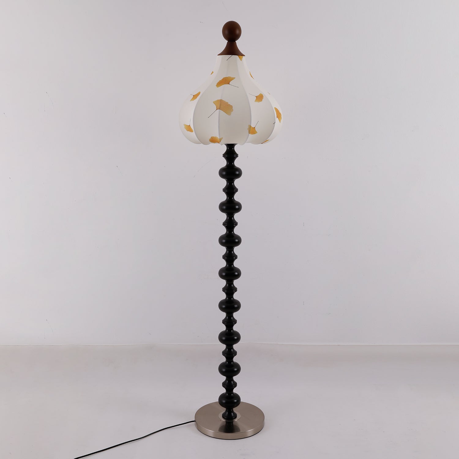 Gagell Wood Fabric Elegant Floor Lamp-Neutral Decor