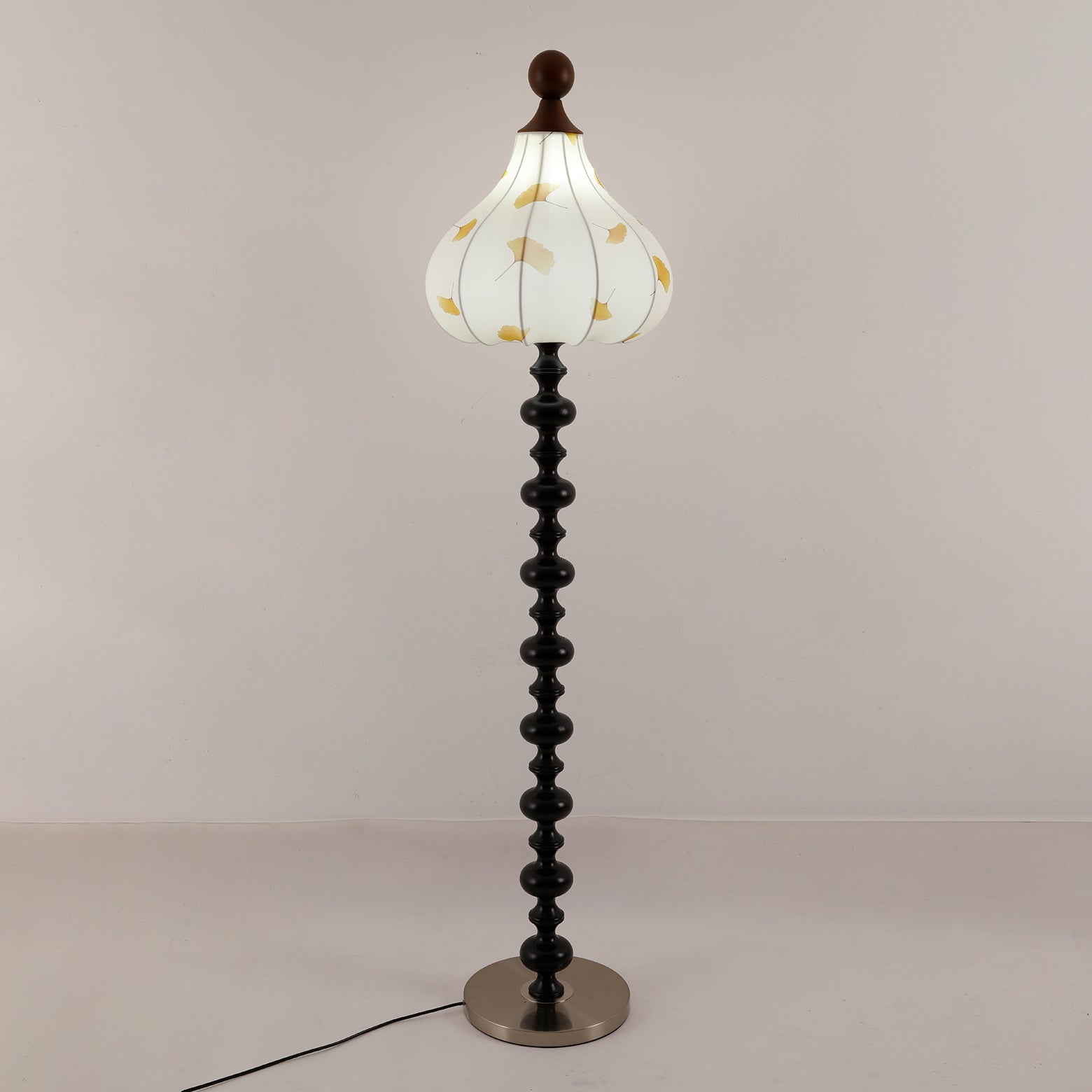 Gagell Wood Fabric Elegant Floor Lamp-Neutral Decor