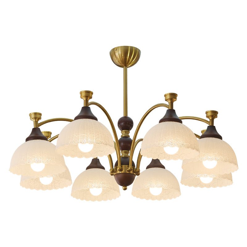 Vosolir Traditional Elegance Wood Chandelier-Neutral Decor