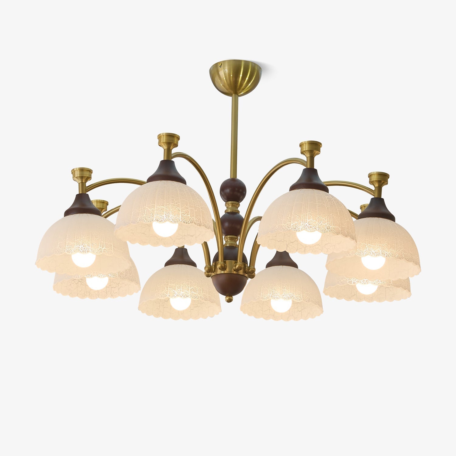 Vosolir Traditional Elegance Wood Chandelier-Neutral Decor