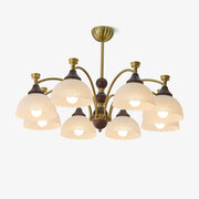 Vosolir Traditional Elegance Wood Chandelier-Neutral Decor