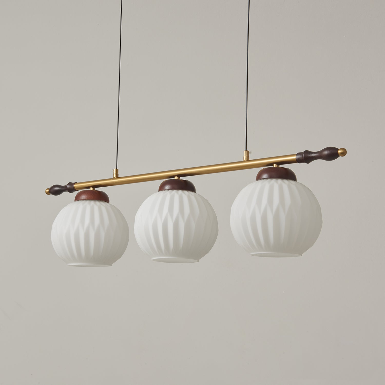 Huna Vintage Glass Pendant Light-Neutral Decor