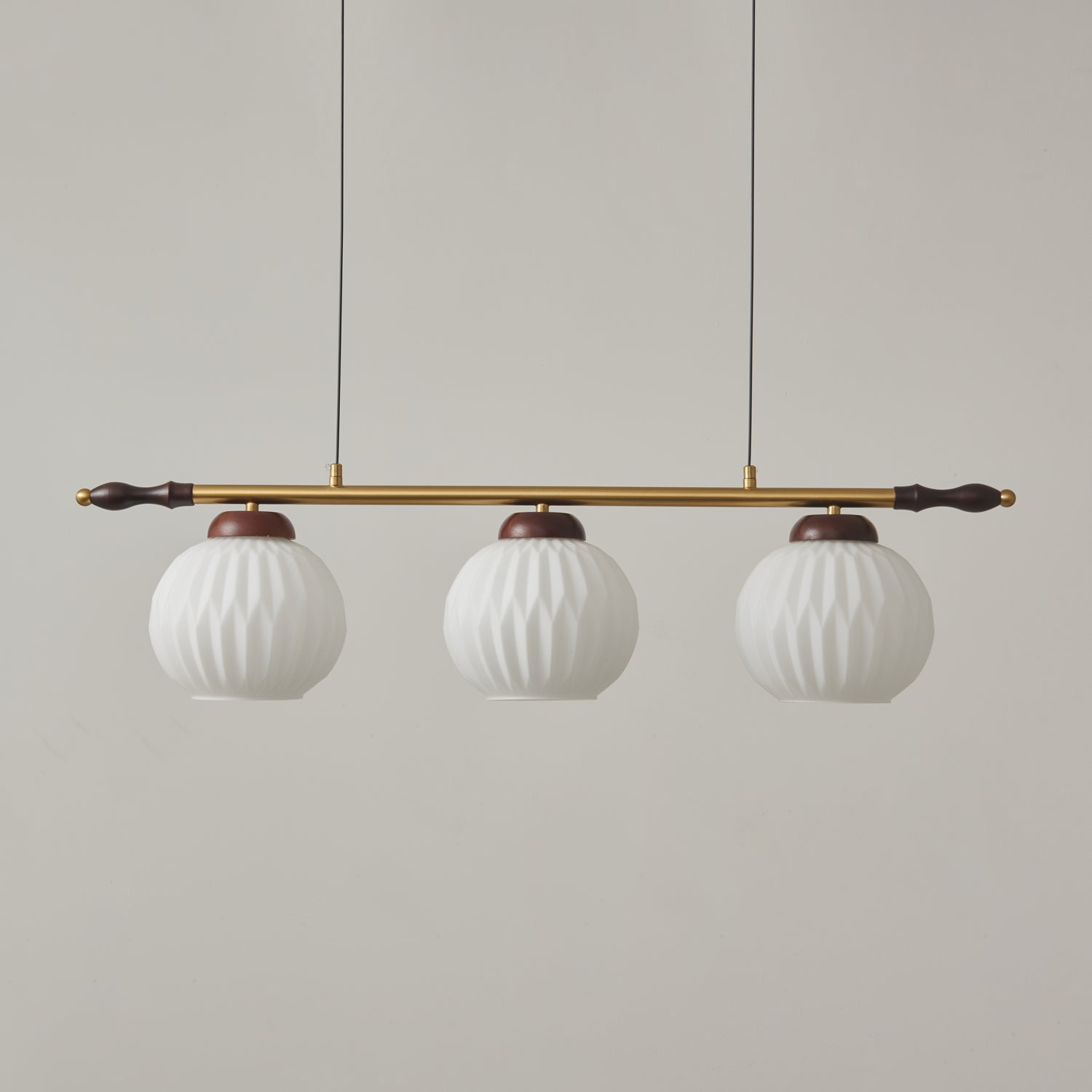 Huna Vintage Glass Pendant Light-Neutral Decor