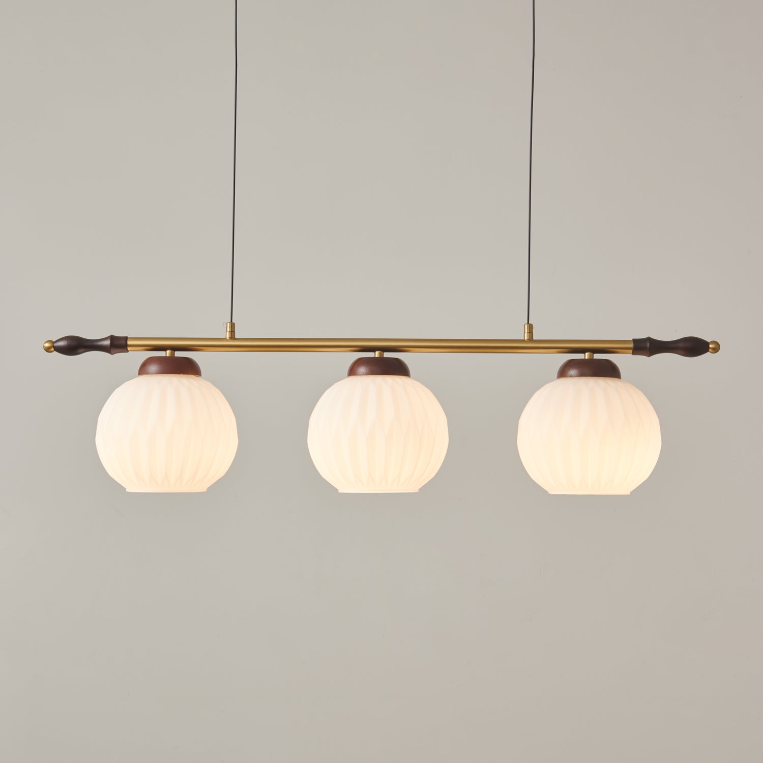 Huna Vintage Glass Pendant Light-Neutral Decor