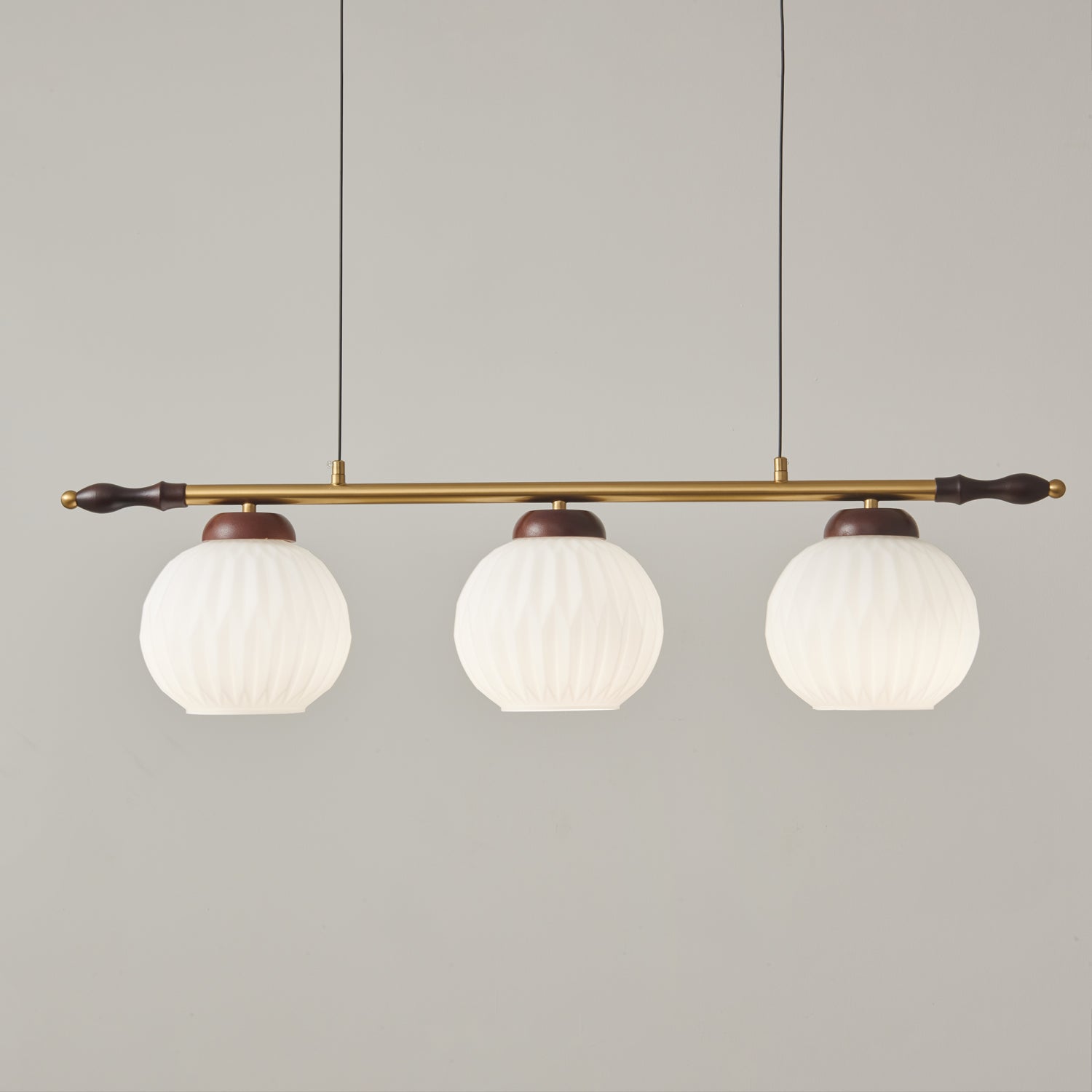 Huna Vintage Glass Pendant Light-Neutral Decor