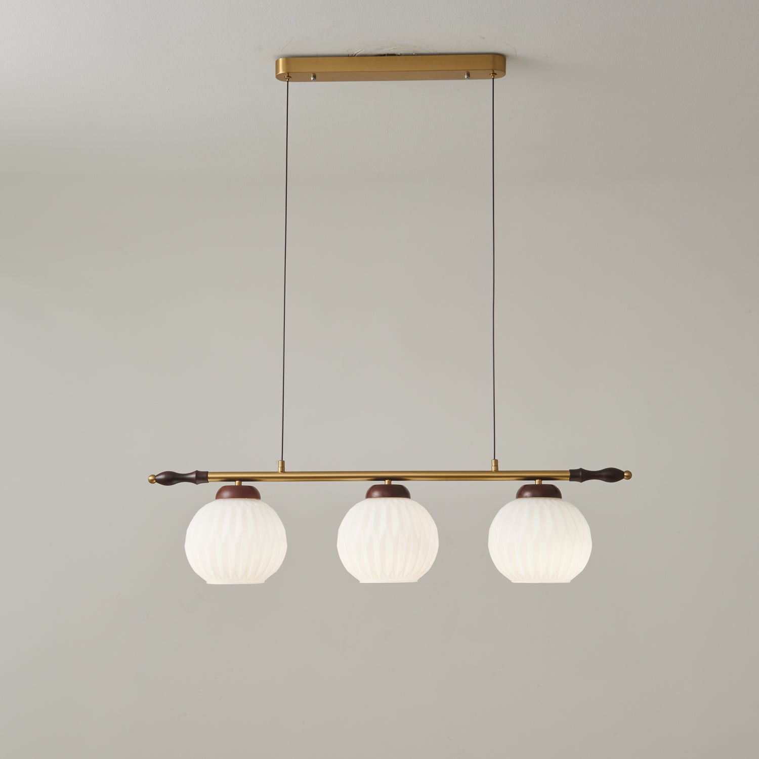 Huna Vintage Glass Pendant Light-Neutral Decor