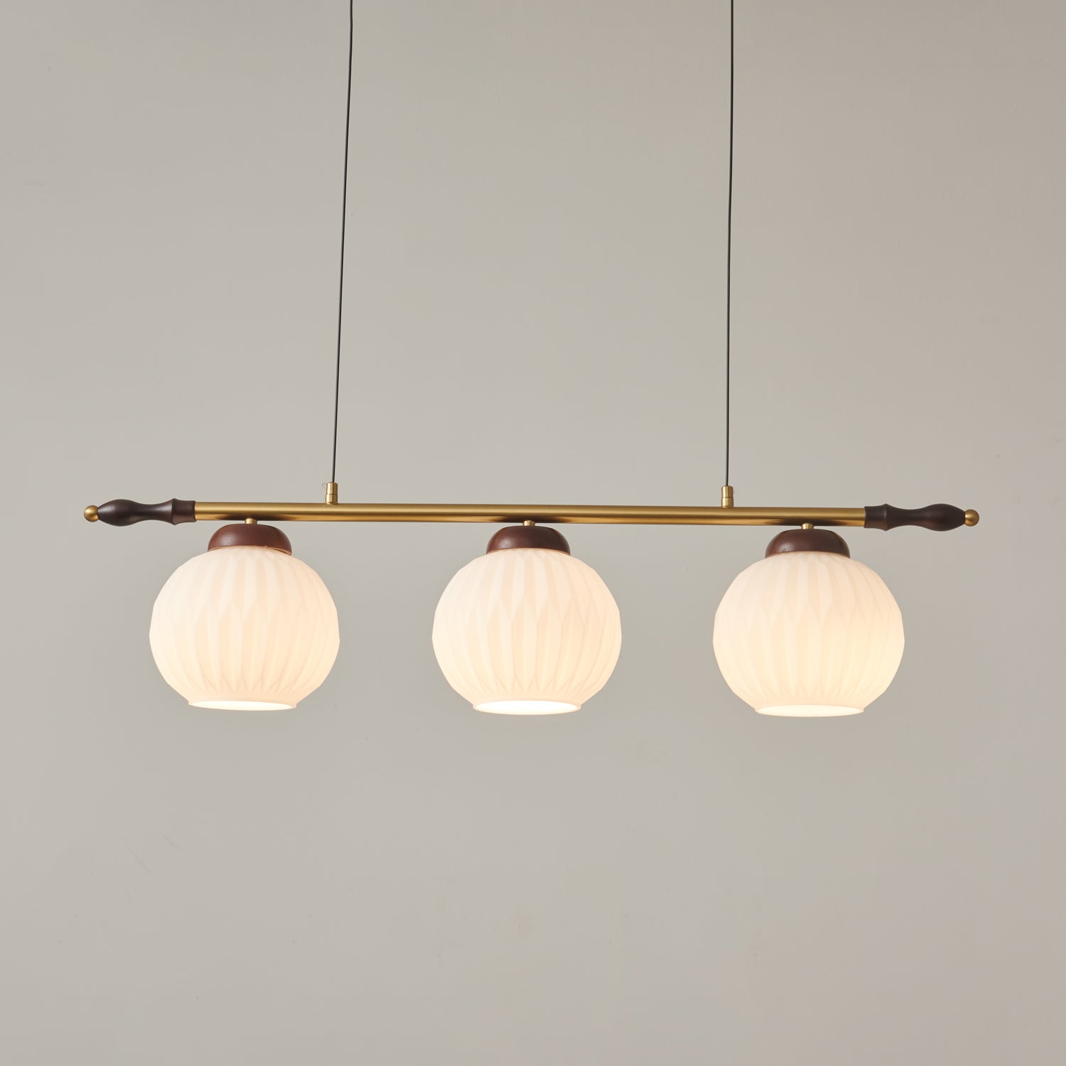 Huna Vintage Glass Pendant Light-Neutral Decor