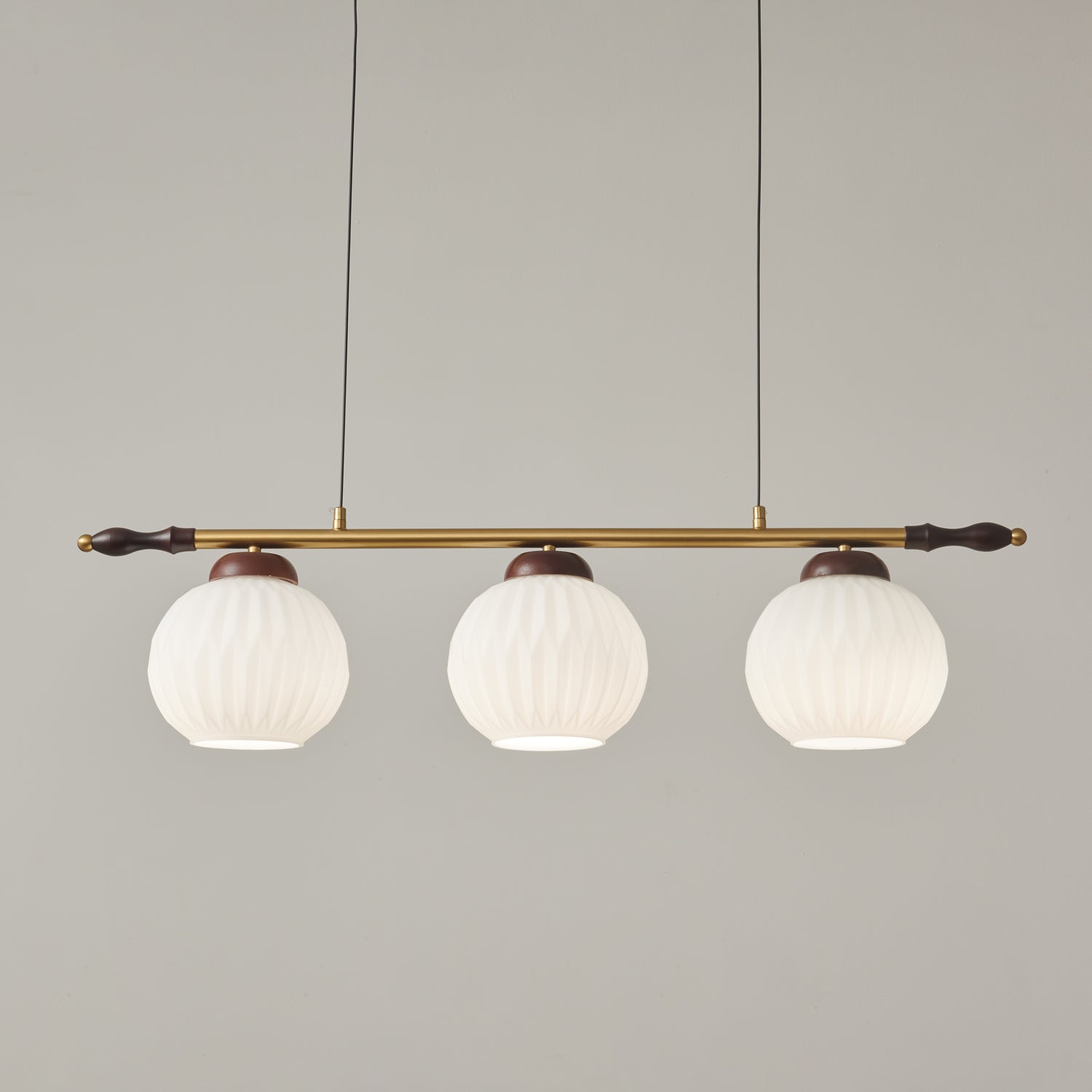 Huna Vintage Glass Pendant Light-Neutral Decor