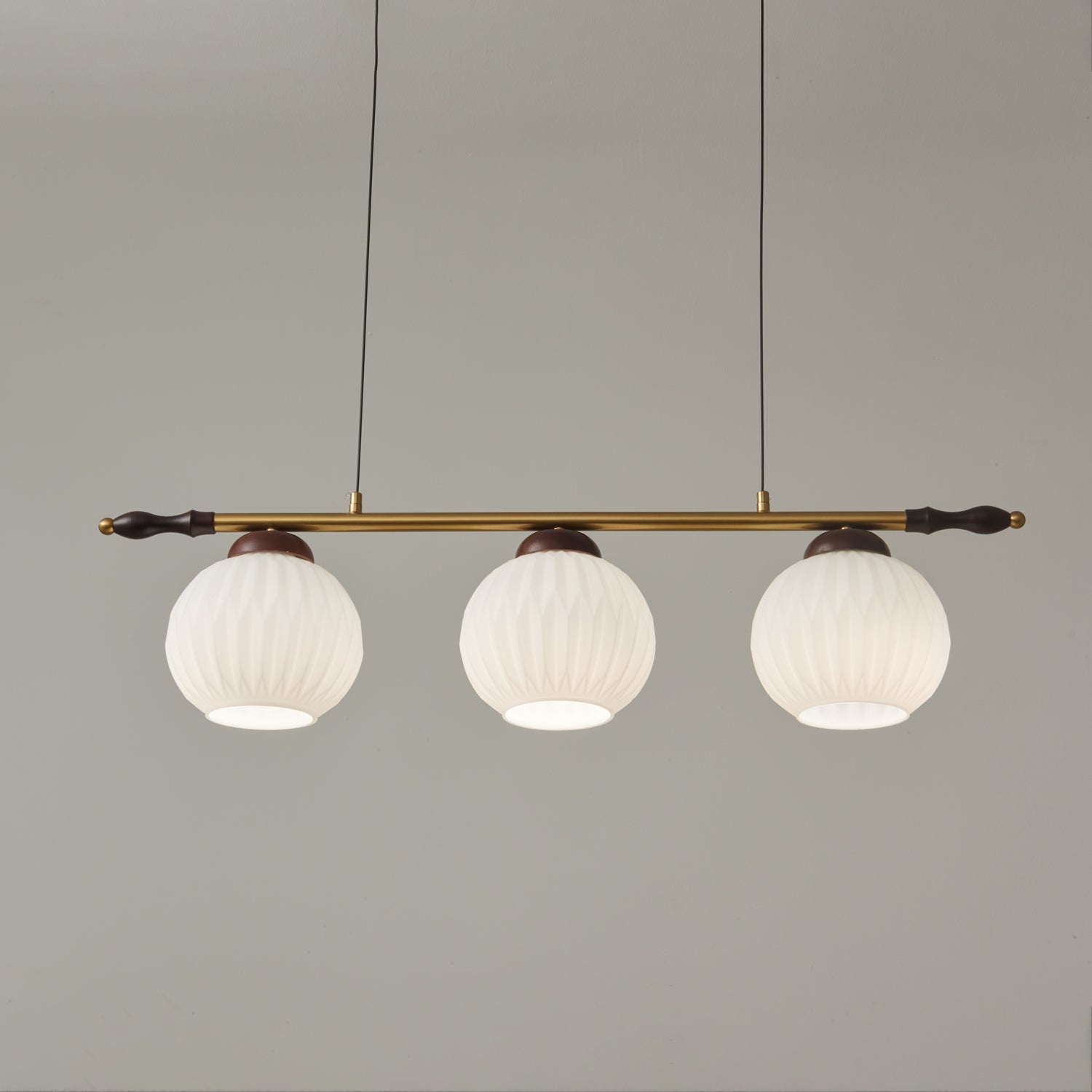 Huna Vintage Glass Pendant Light-Neutral Decor