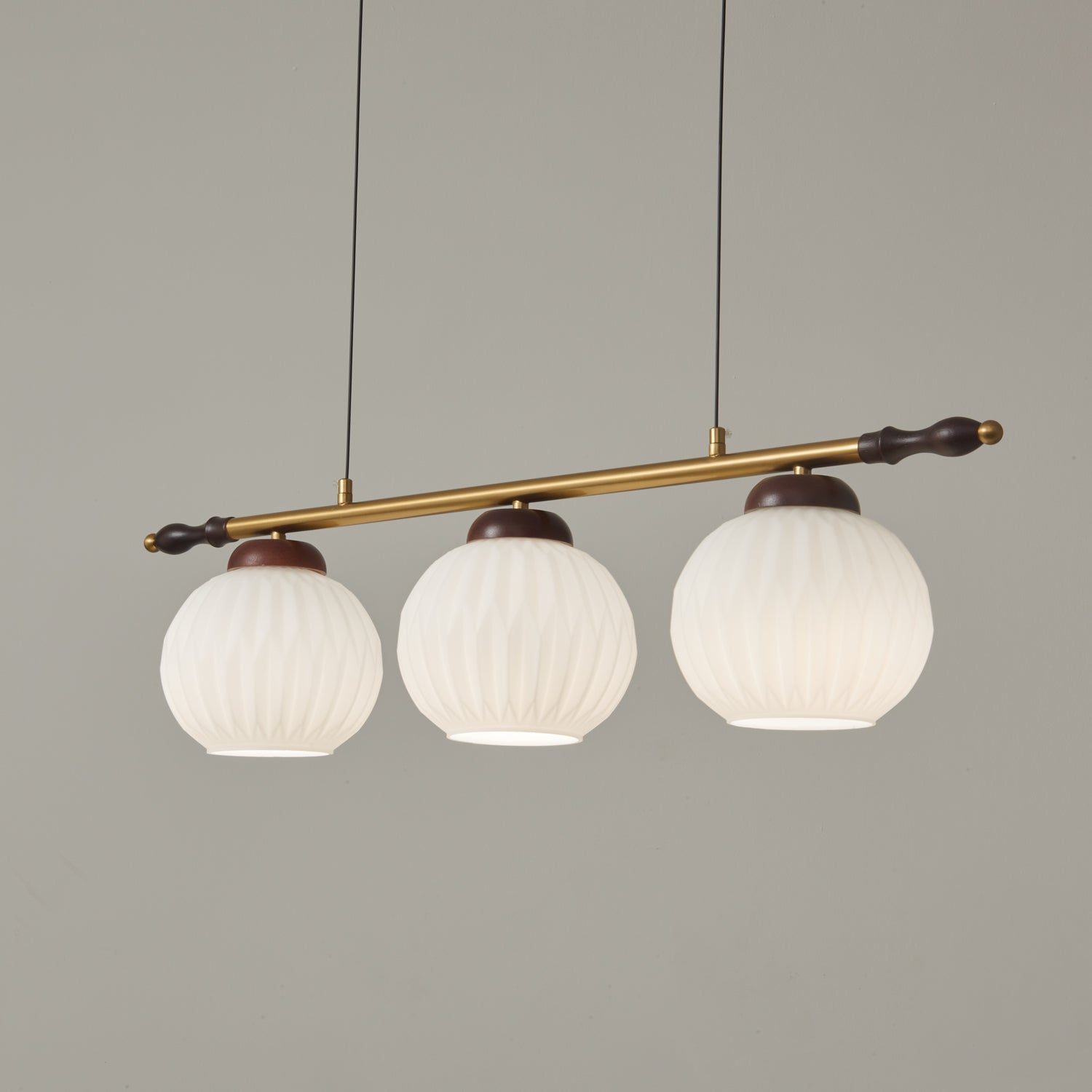 Huna Vintage Glass Pendant Light-Neutral Decor