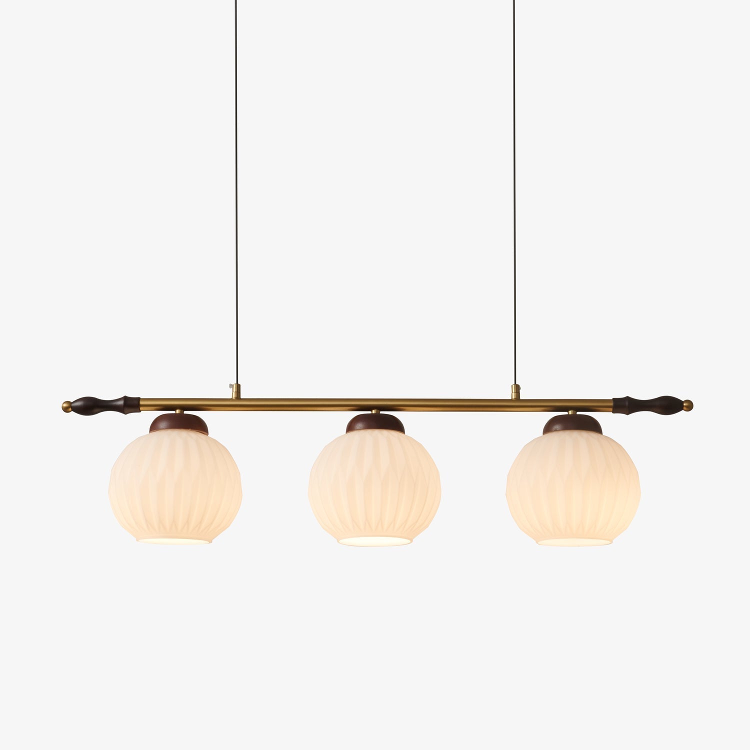 Huna Vintage Glass Pendant Light-Neutral Decor