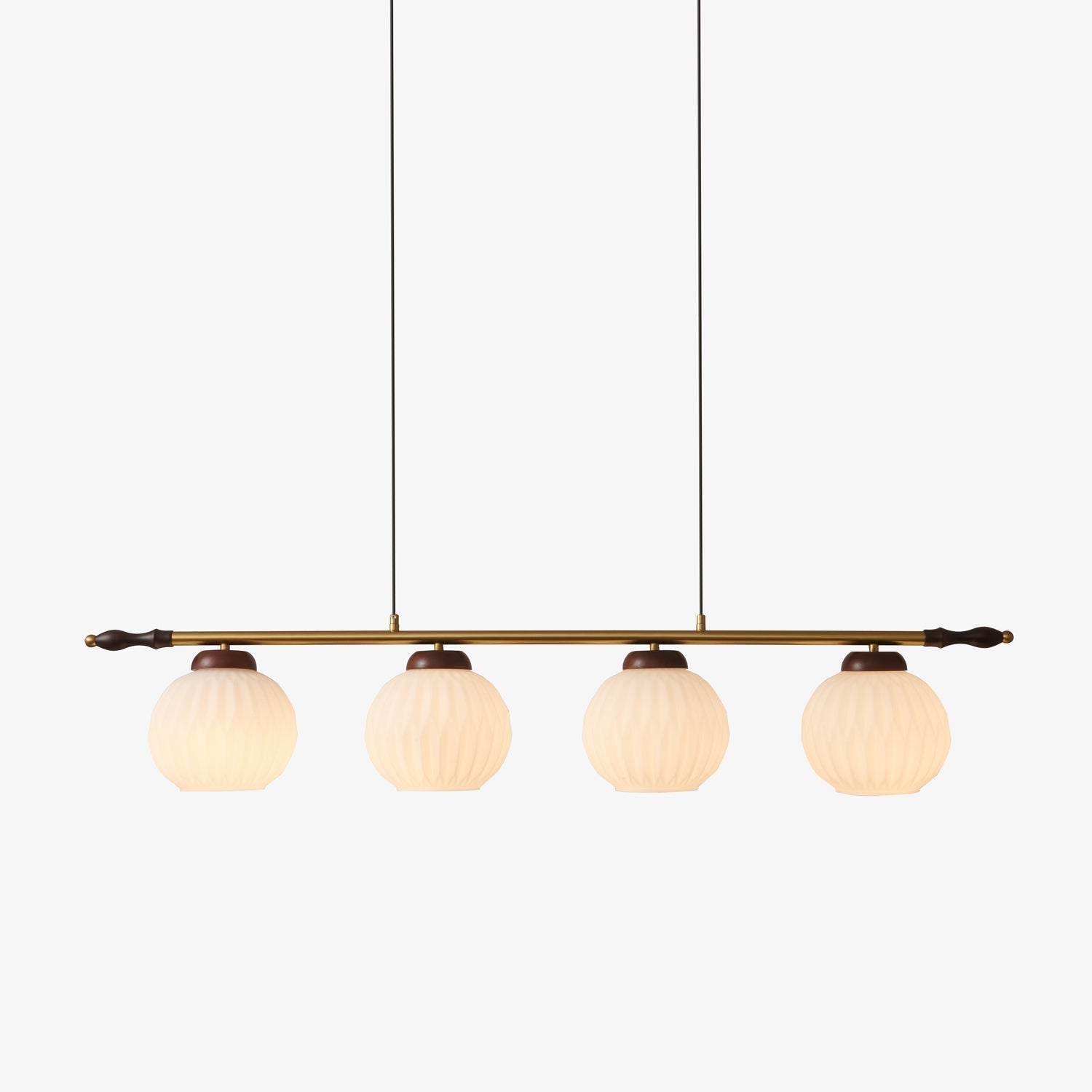 Huna Vintage Glass Pendant Light-Neutral Decor