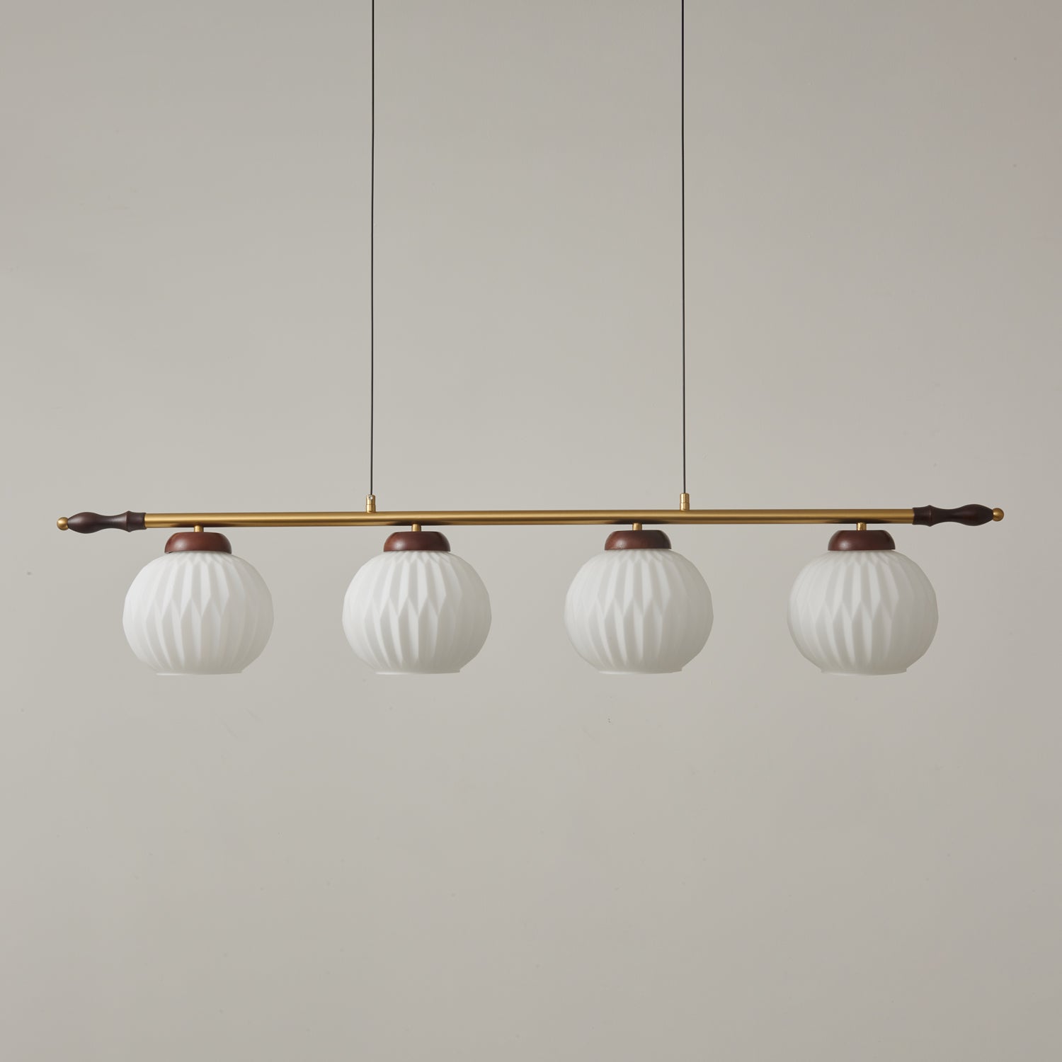 Huna Vintage Glass Pendant Light-Neutral Decor