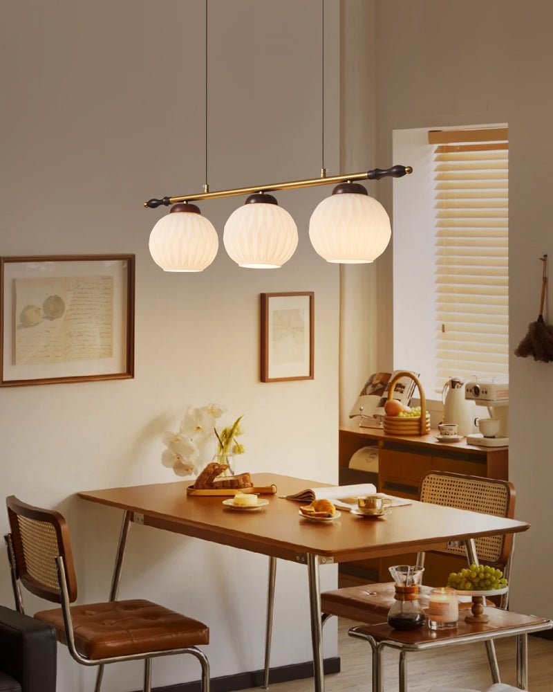 Huna Vintage Glass Pendant Light-Neutral Decor