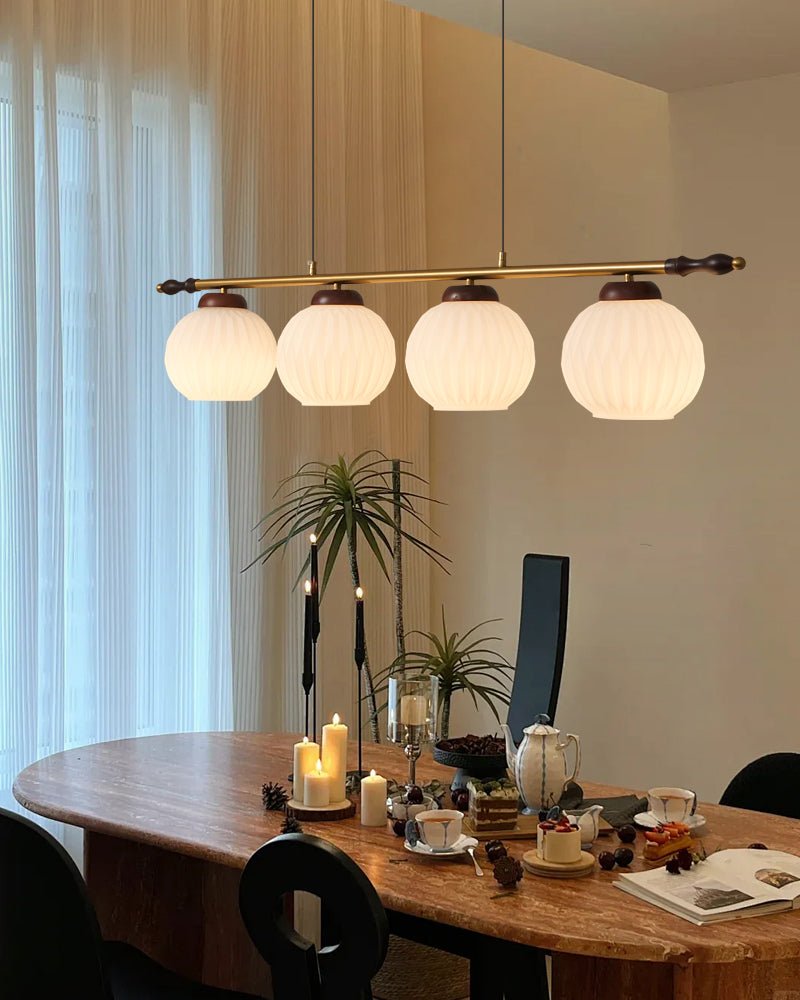 Huna Vintage Glass Pendant Light-Neutral Decor