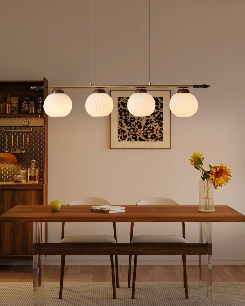 Huna Vintage Glass Pendant Light-Neutral Decor