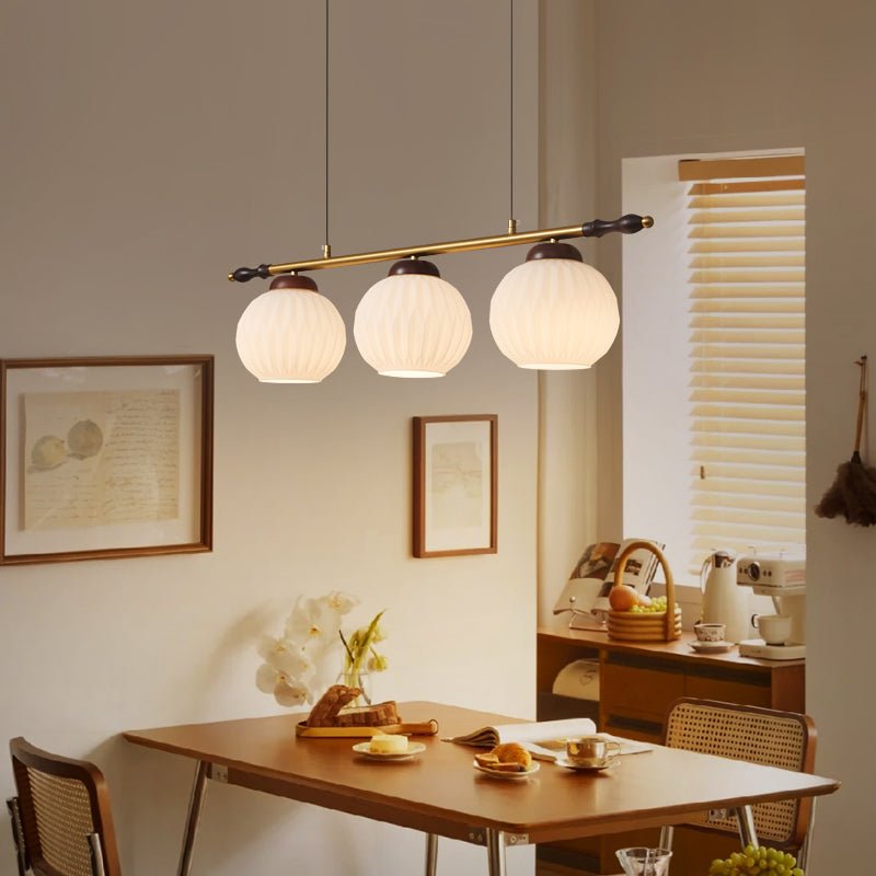 Huna Vintage Glass Pendant Light-Neutral Decor